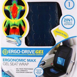 ERGO DRIVE Gel Full Seat Cushion (Open Box New)